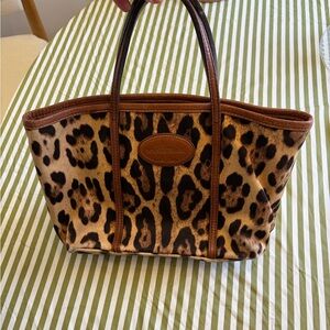 Vintage Dolce & Gabbana Leopard Tote